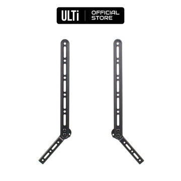 ULTi SoundBar Mount Bracket, for Mounting Above or Under TV, with Adjustable 3 Angled Extension Arm, Fits Up to 65' TV