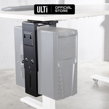 ULTi Heavy-duty PC Holder, Adjustable Under Desk Tower Mount, Computer Case Holder w/ 360° Swivel, up to 10kg