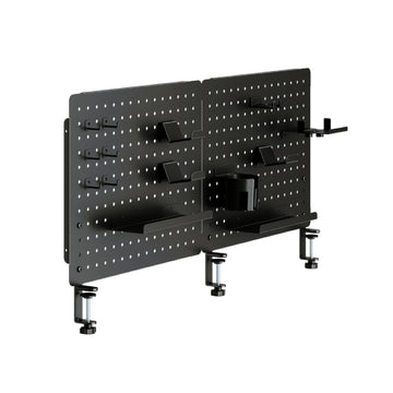 Pegboard Panel & Gamer + Office Accessories Bundle