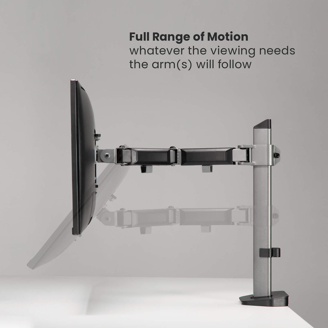 Stealth Single Monitor Arm | T4