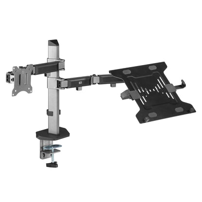 Stealth Dual Monitor Arm with Laptop Tray | T6