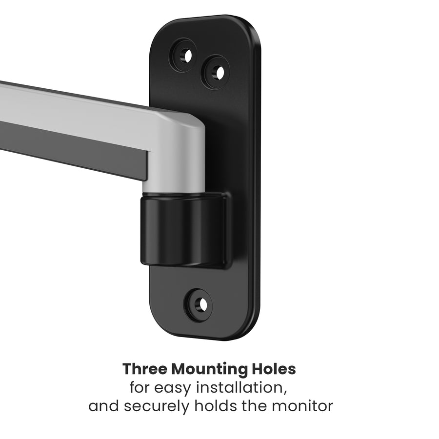 Stealth Single Wall-Mounted Monitor Arm | T10