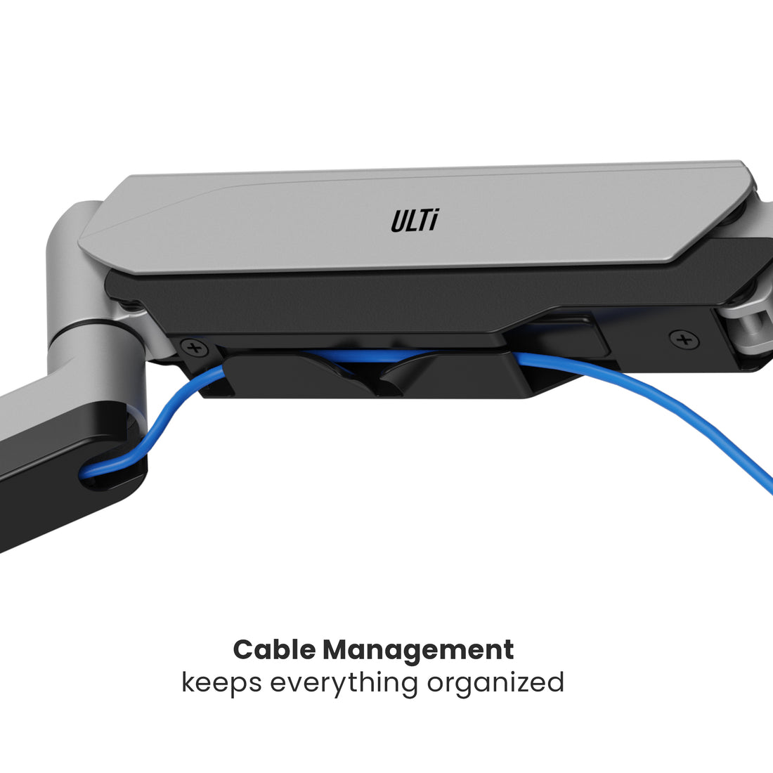 Stealth Single Wall-Mounted Monitor Arm | T10