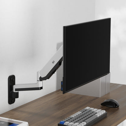 Stealth Single Wall-Mounted Monitor Arm | T10