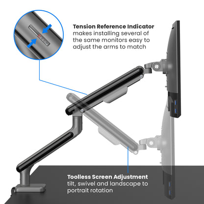 Flex Pro Single Monitor Arm | T32