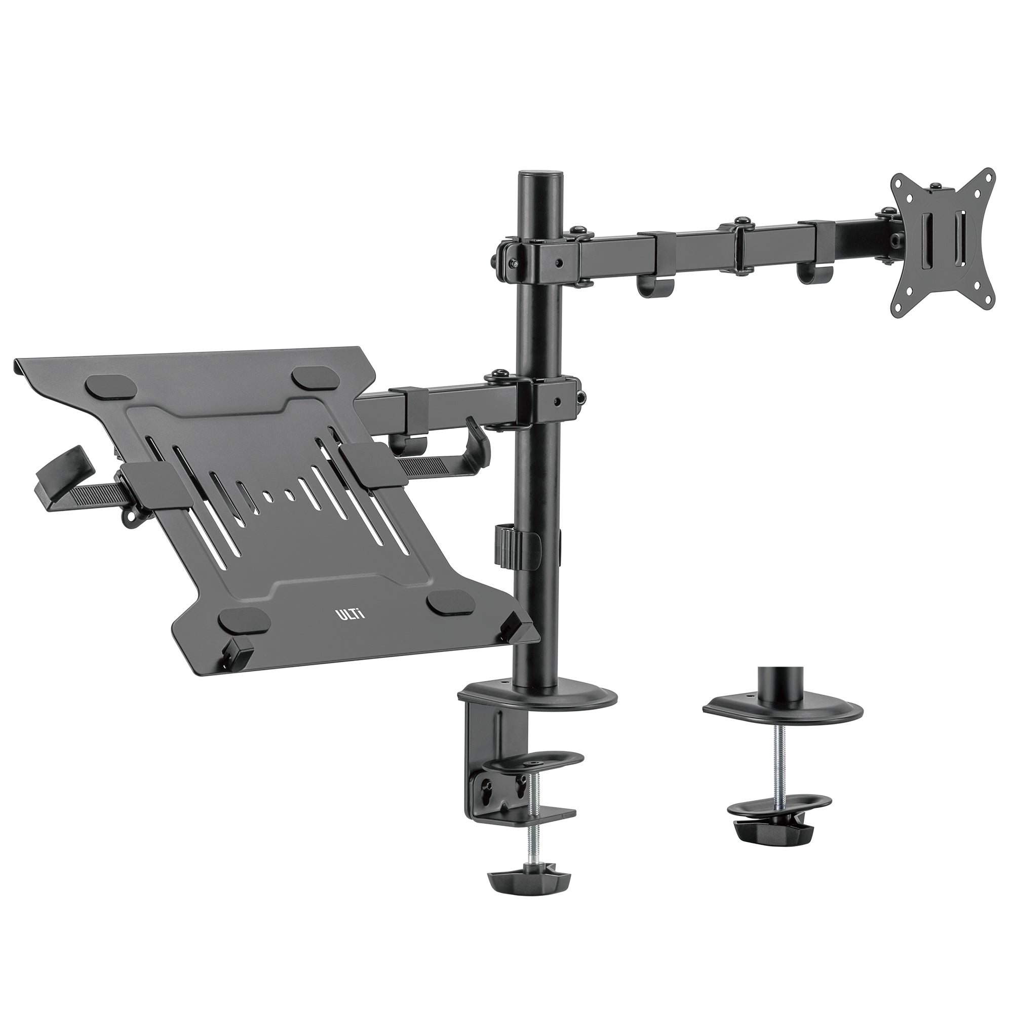 EVO Dual Monitor Arm with Laptop Tray | T01 – ULTi