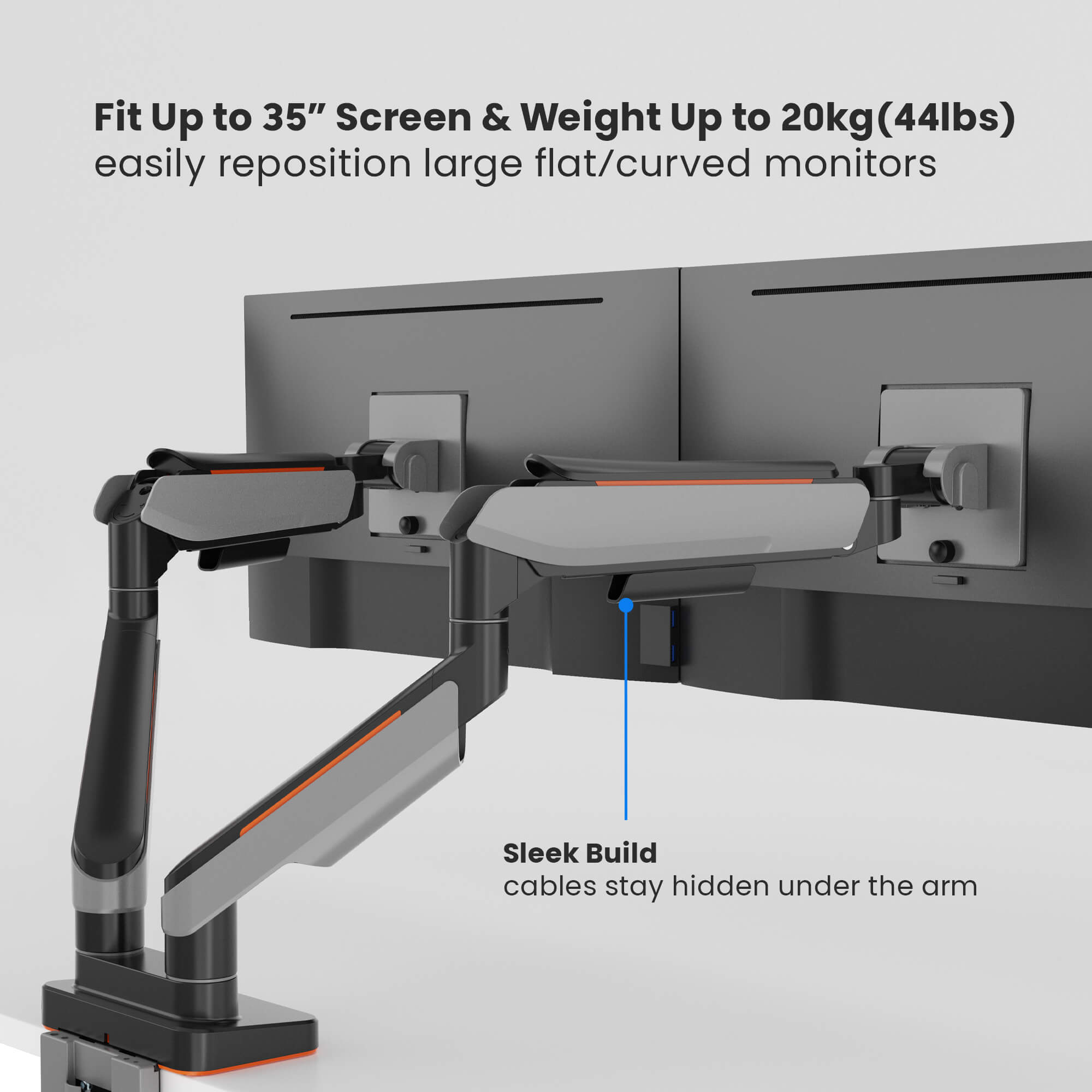 Magma Dual Monitor Arm | T39